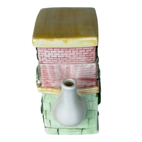 Vintage Main Street Cafe Store Front Ceramic Teapot Functional Art Collectible - Picture 5 of 16